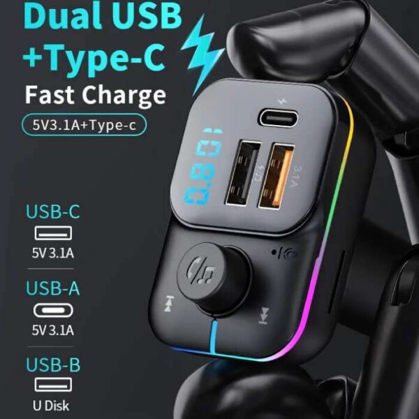 Bluetooth FM Transmitter αυτοκινήτου C24