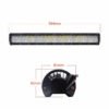 LED Bar αυτοκινήτου 144W 6000K - 56 cm