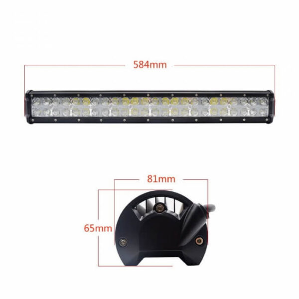 LED Bar αυτοκινήτου 144W 6000K - 56 cm