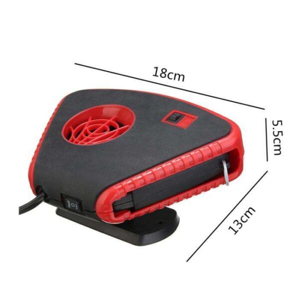 Ηλεκτρικό αερόθερμο αυτοκινήτου 150W με φακό LED