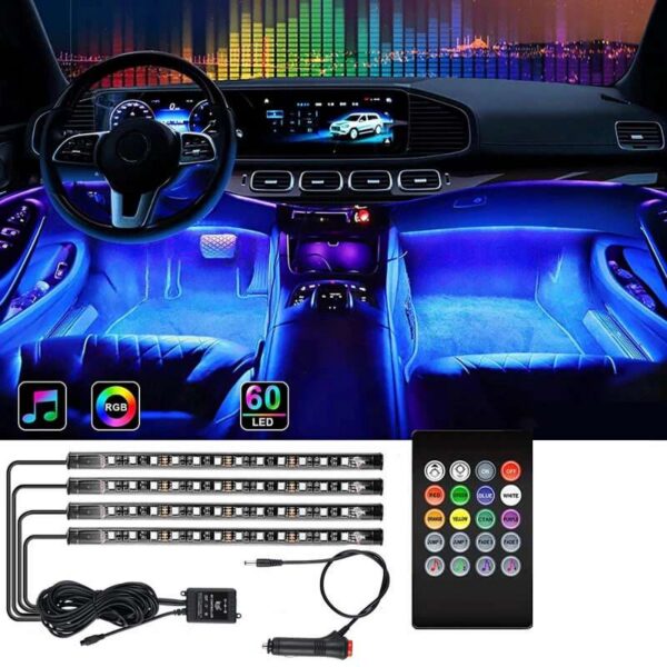 RGB LED ταινίες εσωτερικού φωτισμού αυτοκινήτου