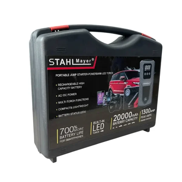 STAHLMAYER Jump Starter εκκινητής μπαταρίας με κομπρεσέρ