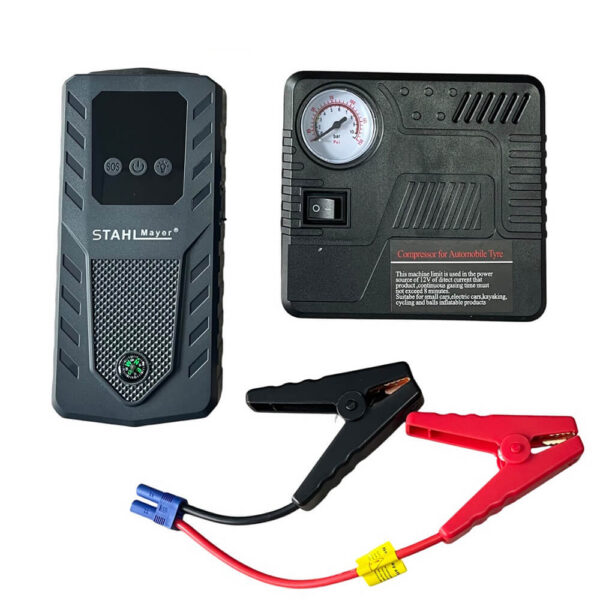STAHLMAYER Jump Starter εκκινητής μπαταρίας με κομπρεσέρ
