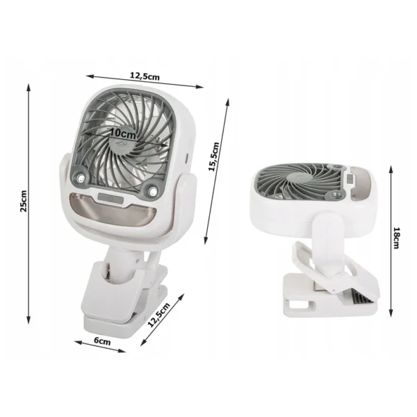 Φορητός αερόψυκτης Arctic Cool Clamp με κλιπ και υγραντήρα