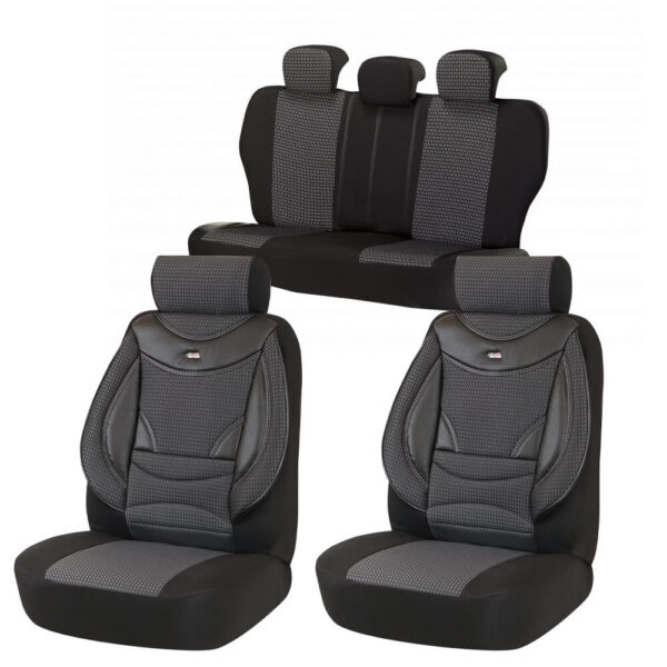 Σετ καλύμματα καθισμάτων αυτοκινήτου Otom Style με φερμουάρ στο πίσω κάθισμα
