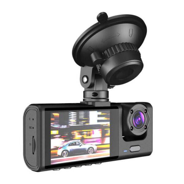 Dash cam με 2 κάμερες, οθόνη και Wi-Fi