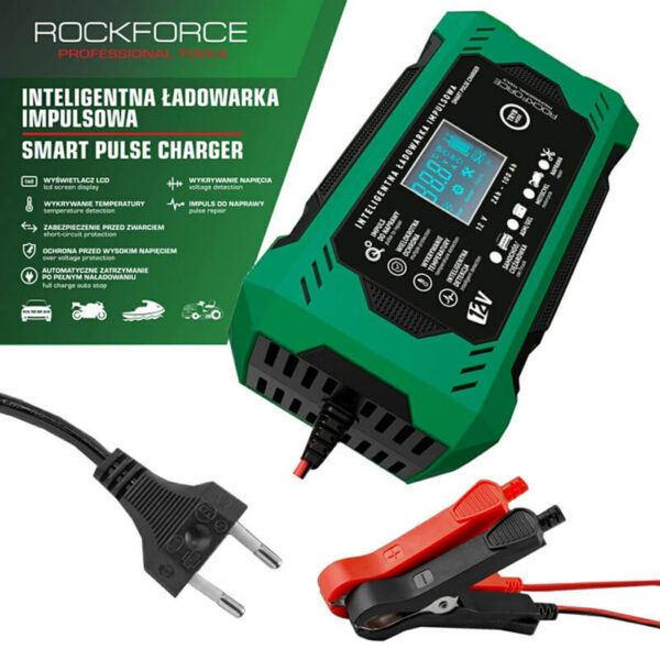 zaryadno-za-akumulator-rockforce-6a-12v-IMAGE2.jpg Φορτιστής μπαταρίας ROCKFORCE 6A - 12V